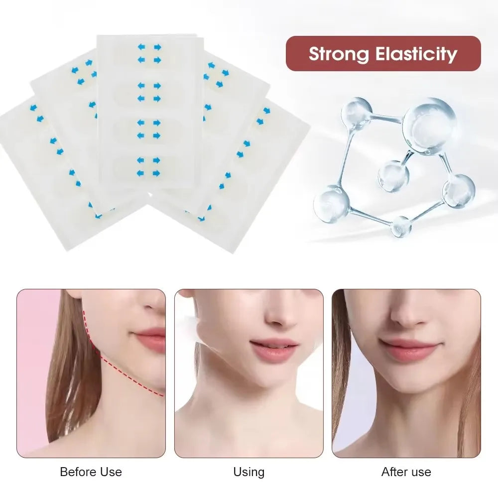 40/120PCS V-Shape Face Wrinkle Adhesive Tape Lifting Face Stickers