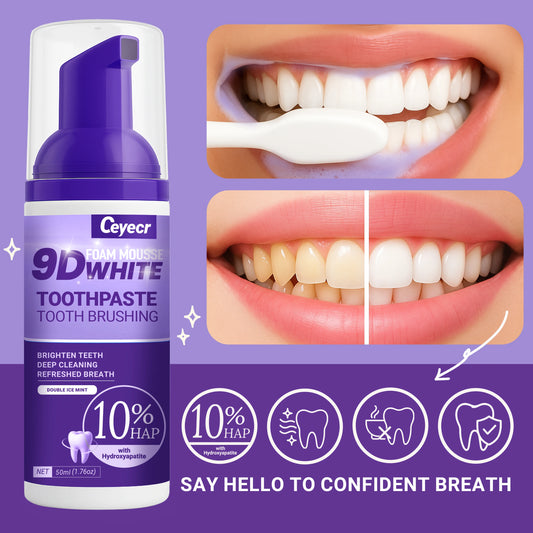 9D white Mousse Teeth Whitening Toothpaste