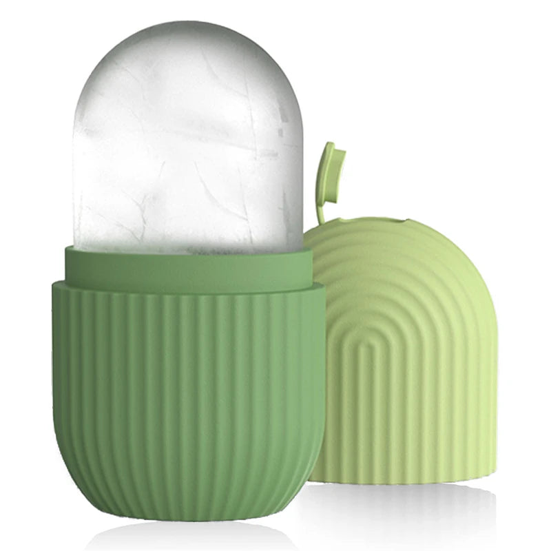 Reusable Silicone Ice Cube Facial Eye Roller and Massager
