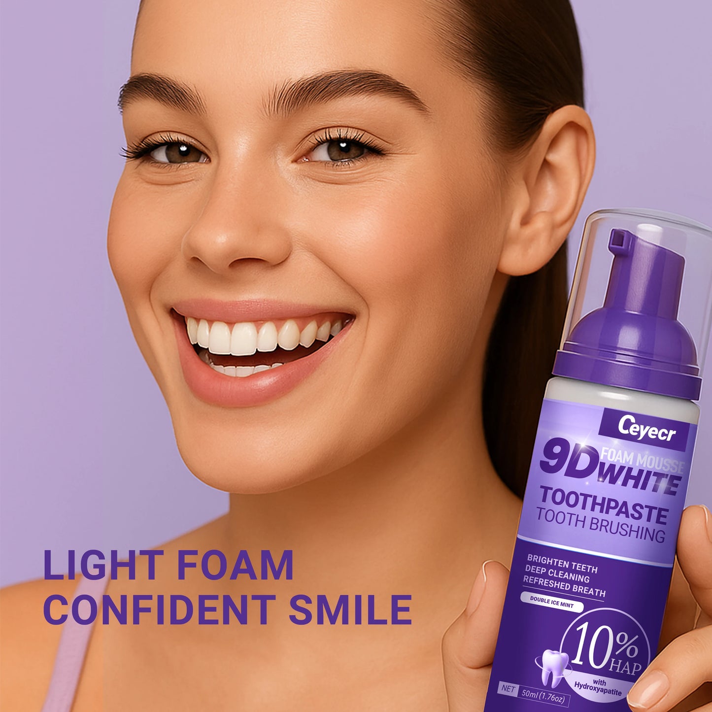 9D white Mousse Teeth Whitening Toothpaste